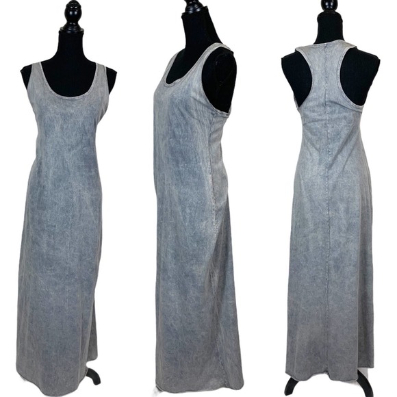 Freeloader Racer Back Tank Maxi Dress in Gray